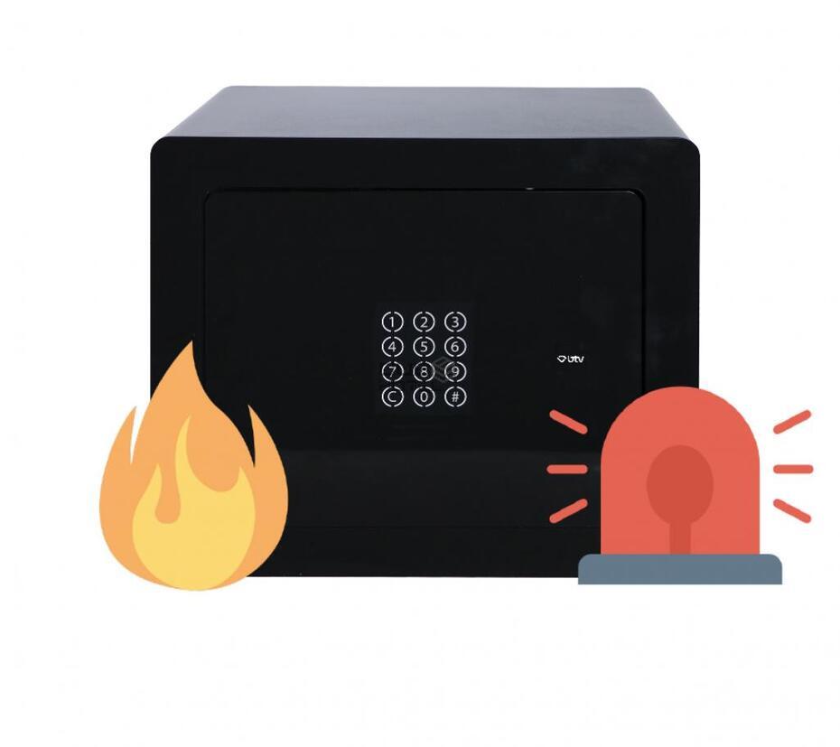 Cofre Gamma compatível com Google Assistant e Amazon Alexa 30x35x30cm